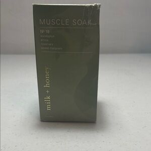 NEW! Milk + Honey Muscle Soak No.18 in eucalyptus blend
